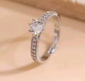 Rhinestone decor cuff ring