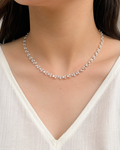 Sparkling floral link chokar