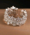 Exquisite flower ring